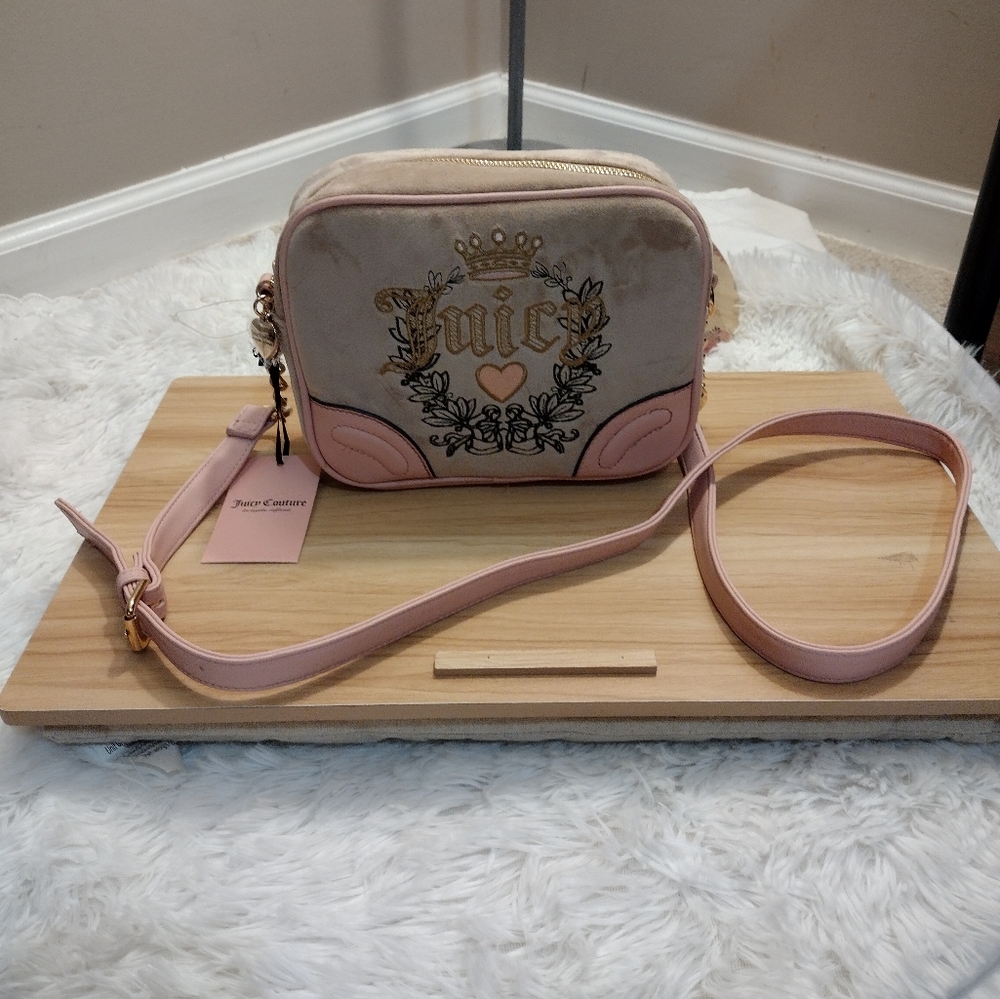 Juicy Couture 👑💎 Cafe Heritage Crossbody Bag 🆕 ✨ - Picture 4 of 10